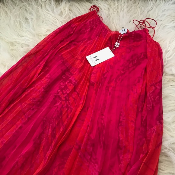 HALSTON HERITAGE V-Neck Mini Dress - Picture 3 of 5